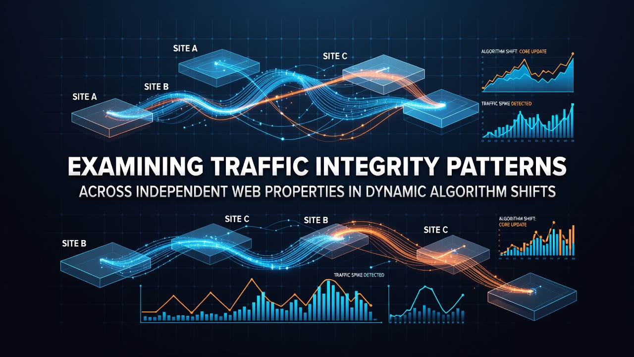 Examining Traffic Integrity Patterns Across Independent Web Properties in Dynamic Algorithm Shifts