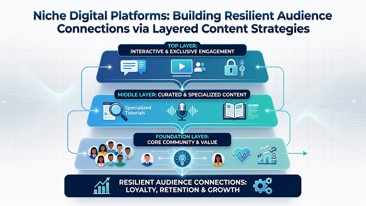 Audience members engaging with layered content on a niche platform including comments and shared resources