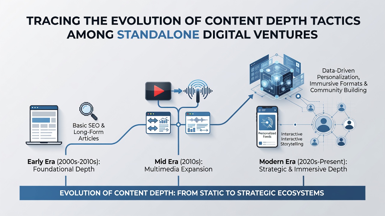 Example layout of a modern standalone site page featuring layered content elements and multimedia integration